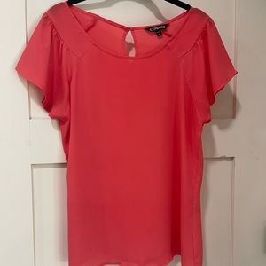 Express Coral Blouse